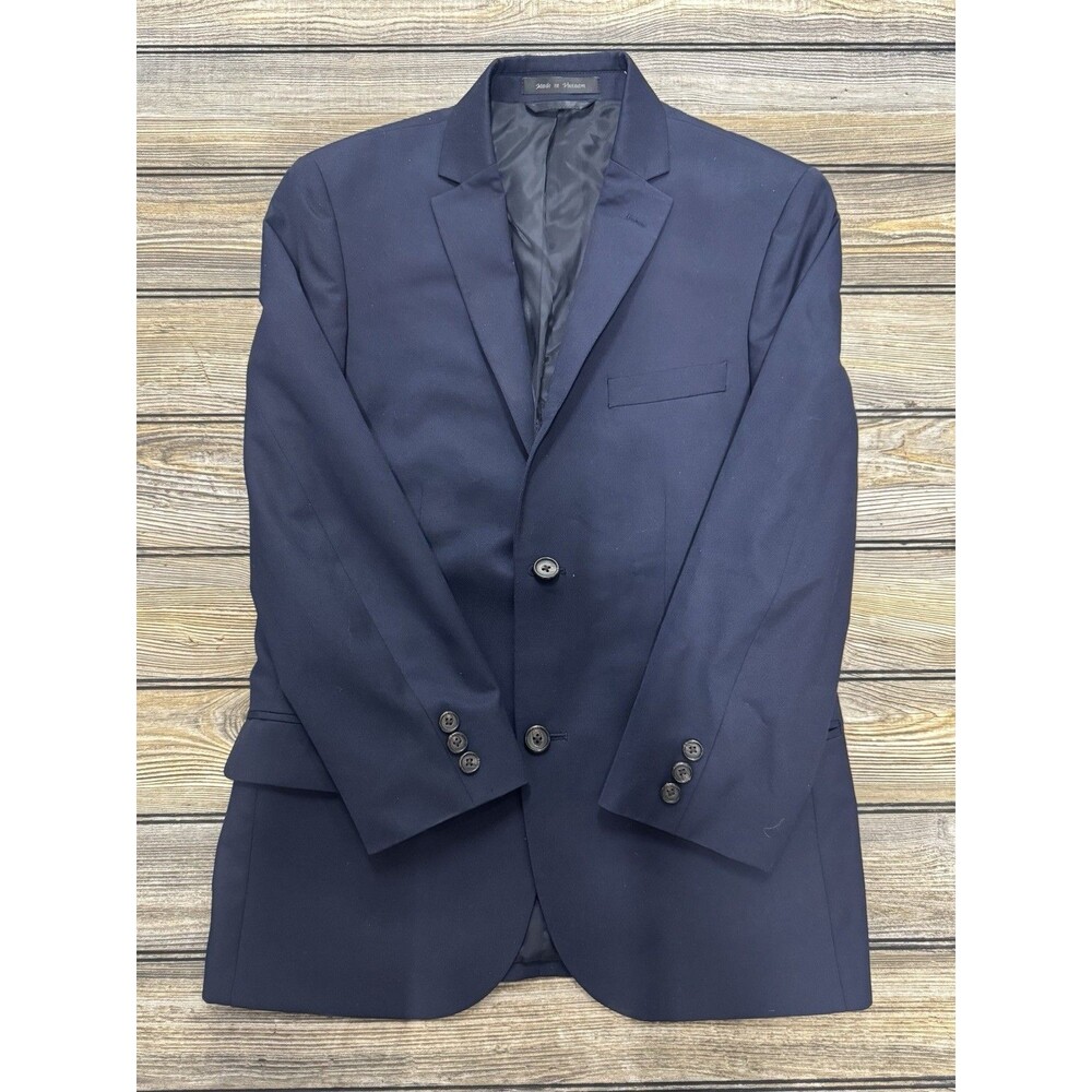Lauren Ralph Lauren Boys 16R NAVY BLUE Two Button Blazer Sport Coat Jacket